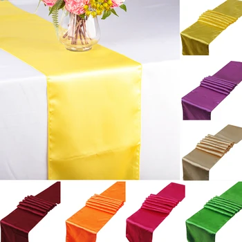 20pcs Satin Table Runner For Hotel Table Decoration Wedding Party Reception Table Runners Cover Home Tablecloth 30x275cm
20pcs Satin Table Runner For Hotel Table Decoration Wedding Party Reception Table Runners Cover Home Tablecloth 30x275cm