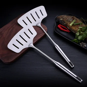 1PC Stainless Steel Fish Spatula Cooking Utensil Pizza Slotted Turner Shovel Spatula for Kitchen Baking
1PC Stainless Steel Fish Spatula Cooking Utensil Pizza Slotted Turner Shovel Spatula for Kitchen Baking