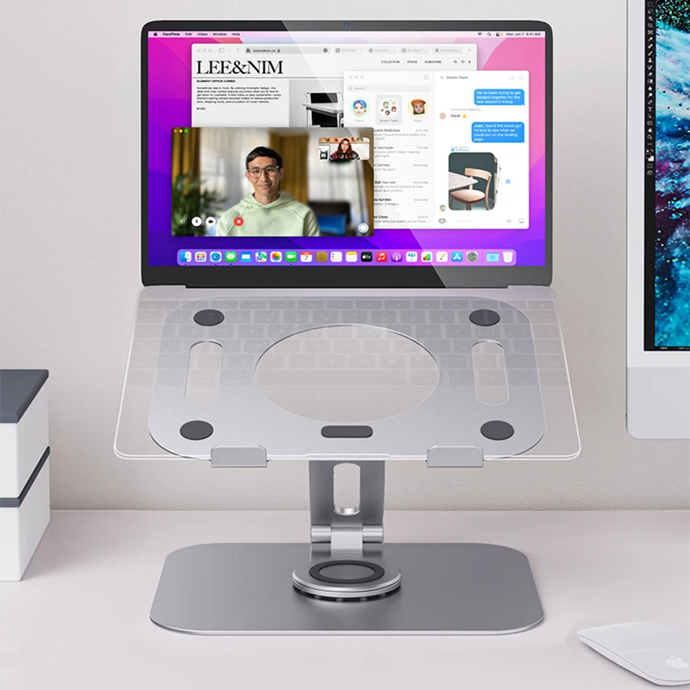 Aluminum Alloy Foldable Adjustable Height 360 Degree Rotating Laptop Stand For MacBook Air Xiaomi Samsung Dell ASUS HP Computer
Aluminum Alloy Foldable Adjustable Height 360 Degree Rotating Laptop Stand For MacBook Air Xiaomi Samsung Dell ASUS HP Computer