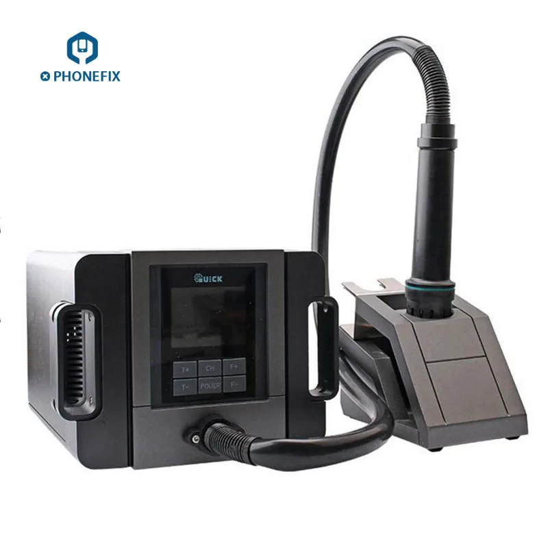 PHONEFIX QUICK TR1300A Hot Air Station Professional Intelligent Soldering Station for Mobile Phone Motherboard Soldering Station
PHONEFIX QUICK TR1300A Hot Air Station Professional Intelligent Soldering Station for Mobile Phone Motherboard Soldering Station