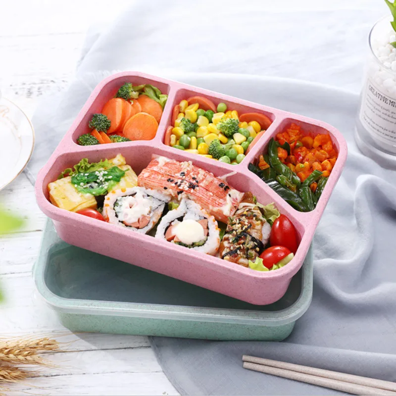 Portable Healthy Material Lunch Box Wheat Straw Bento Boxes Microwave Dinnerware Food Storage Container 800ml-1000ml Foodbox
Portable Healthy Material Lunch Box Wheat Straw Bento Boxes Microwave Dinnerware Food Storage Container 800ml-1000ml Foodbox