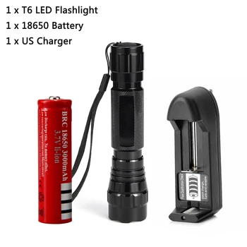 WF-501B 1000LM Ultra T6 Tactical Flashlight 5 Mode Remote Control High Power Outdoor hunting 18650 Battery LED Flashlights
WF-501B 1000LM Ultra T6 Tactical Flashlight 5 Mode Remote Control High Power Outdoor hunting 18650 Battery LED Flashlights