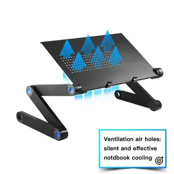 Adjustable Aluminum Alloy Laptop Desk Multifuctional Vented Foldable PC Table Stand With Mouse Pad
Adjustable Aluminum Alloy Laptop Desk Multifuctional Vented Foldable PC Table Stand With Mouse Pad