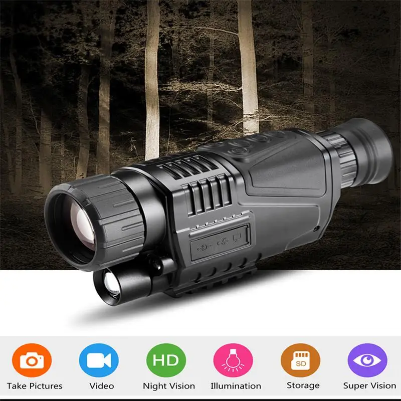NEW HD 5x40 Digital Infrared Night Vision Monocular 200M Range Hunting Monocular Night Vision Optics
NEW HD 5x40 Digital Infrared Night Vision Monocular 200M Range Hunting Monocular Night Vision Optics