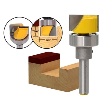 Finger Joint Router Bit Flush Trim Hinge Mortising Template Router Bit with Ball Bearing Woodworking Milling Cutter Tool
Finger Joint Router Bit Flush Trim Hinge Mortising Template Router Bit with Ball Bearing Woodworking Milling Cutter Tool