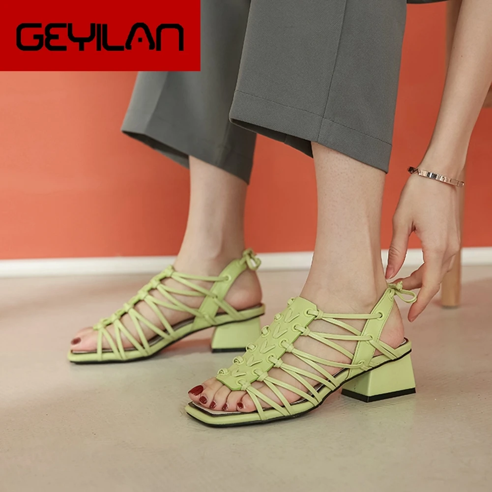 On Sale 2020 Luxury Design Chunky Heels Gladiator Genuine Leather Summer Sandals Woman Shoes Women
On Sale 2020 Luxury Design Chunky Heels Gladiator Genuine Leather Summer Sandals Woman Shoes Women