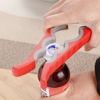 4 in 1 Plastic Multi-function Corkscrew Screw Cap Jar Bottle Wrench Creative Red Gourd-shaped Can Opener Screw Kitchen Tools 
4 in 1 Plastic Multi-function Corkscrew Screw Cap Jar Bottle Wrench Creative Red Gourd-shaped Can Opener Screw Kitchen Tools