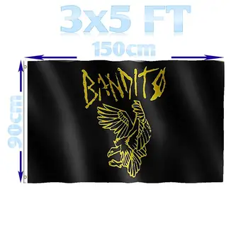 

BENFACTORY Store 3x5 ft Dark Background Twenty One Pilots Yellow BANDITO Eagle Flag Single Layer 100D Polyester with Grommets