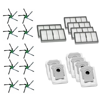 10 Side Brush + 6 Filter Suitable + 6 Dust Bag for IROBOT ROOMBA S9 S9+ ing Robot Vacuum Cleaner Accessories
10 Side Brush + 6 Filter Suitable + 6 Dust Bag for IROBOT ROOMBA S9 S9+ ing Robot Vacuum Cleaner Accessories