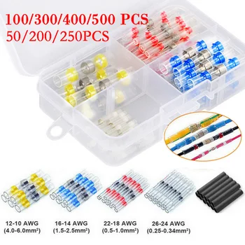 200PCS boxed heat shrinkable waterproof insulated terminal solder tube series combination terminal
200PCS boxed heat shrinkable waterproof insulated terminal solder tube series combination terminal