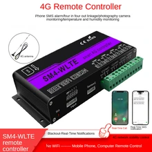 4G SIM remote 4-way controller, phone message alarm, temperature and humidity, Temperature Sensor , Smart power controller DIY
4G SIM remote 4-way controller, phone message alarm, temperature and humidity, Temperature Sensor , Smart power controller DIY