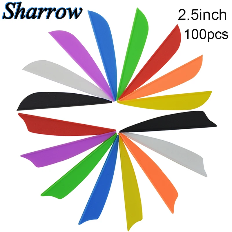 100pcs 2.5inch Hunting Arrows Feather DIY Rubber Vane 8 Color Archery Fletching For Various Arrow shafts Shooting Accessories
100pcs 2.5inch Hunting Arrows Feather DIY Rubber Vane 8 Color Archery Fletching For Various Arrow shafts Shooting Accessories