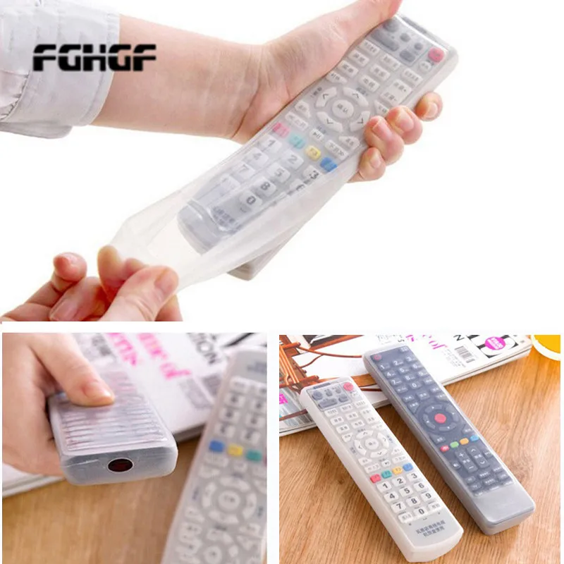 Silicone TV Remote Control Cover Air Condition Control Case Waterproof Dust Protective Storage Bag Organizer
Silicone TV Remote Control Cover Air Condition Control Case Waterproof Dust Protective Storage Bag Organizer