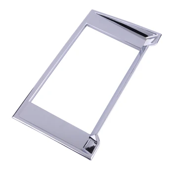 Car ABS Chrome Interior GPS Radio Navigation Panel Cover Trim Frame Fit for Ford F150 2015-2019 
Car ABS Chrome Interior GPS Radio Navigation Panel Cover Trim Frame Fit for Ford F150 2015-2019