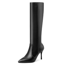Pointed Toe Super High Heel 2020 Oversized Boots Stiletto Zipper Solid Color Short Plush Knee-Length Boots White PU Thermal Boot
Pointed Toe Super High Heel 2020 Oversized Boots Stiletto Zipper Solid Color Short Plush Knee-Length Boots White PU Thermal Boot