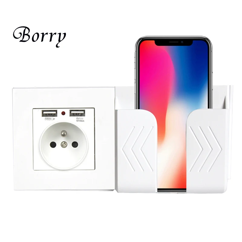 Borry 2019 New Wall Socket Grounded 16A French Standard Electrical Socket with 2100mA Dual USB Charger Port for Mobile Phone
Borry 2019 New Wall Socket Grounded 16A French Standard Electrical Socket with 2100mA Dual USB Charger Port for Mobile Phone
