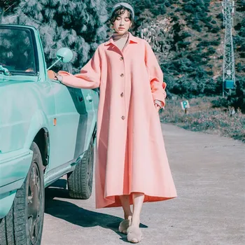 Explosions Leisure Vintage Sweet Trench Dress Preppy Style Women Fall Winter High Quality Lantern Sleeve Split Cute Dress
Explosions Leisure Vintage Sweet Trench Dress Preppy Style Women Fall Winter High Quality Lantern Sleeve Split Cute Dress