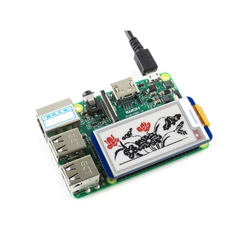 BlueRaven 2.13inch E-Ink display HAT Red/black/white e-paper for Raspberry Pi Zero/Zero W/Zero WH/2B/3B/3B+ SPI interface
BlueRaven 2.13inch E-Ink display HAT Red/black/white e-paper for Raspberry Pi Zero/Zero W/Zero WH/2B/3B/3B+ SPI interface