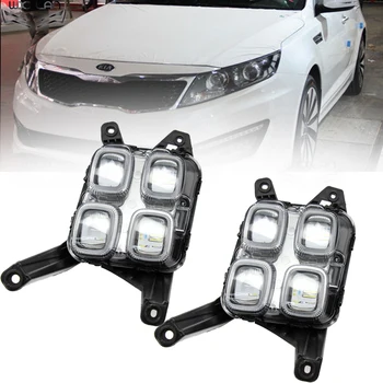 Fit For Kia Rio K5 Four-eye fog lamp Assembly Style Relay Waterproof Car DRL 12V LED Daytime Running Light Daylight fog lamp
Fit For Kia Rio K5 Four-eye fog lamp Assembly Style Relay Waterproof Car DRL 12V LED Daytime Running Light Daylight fog lamp