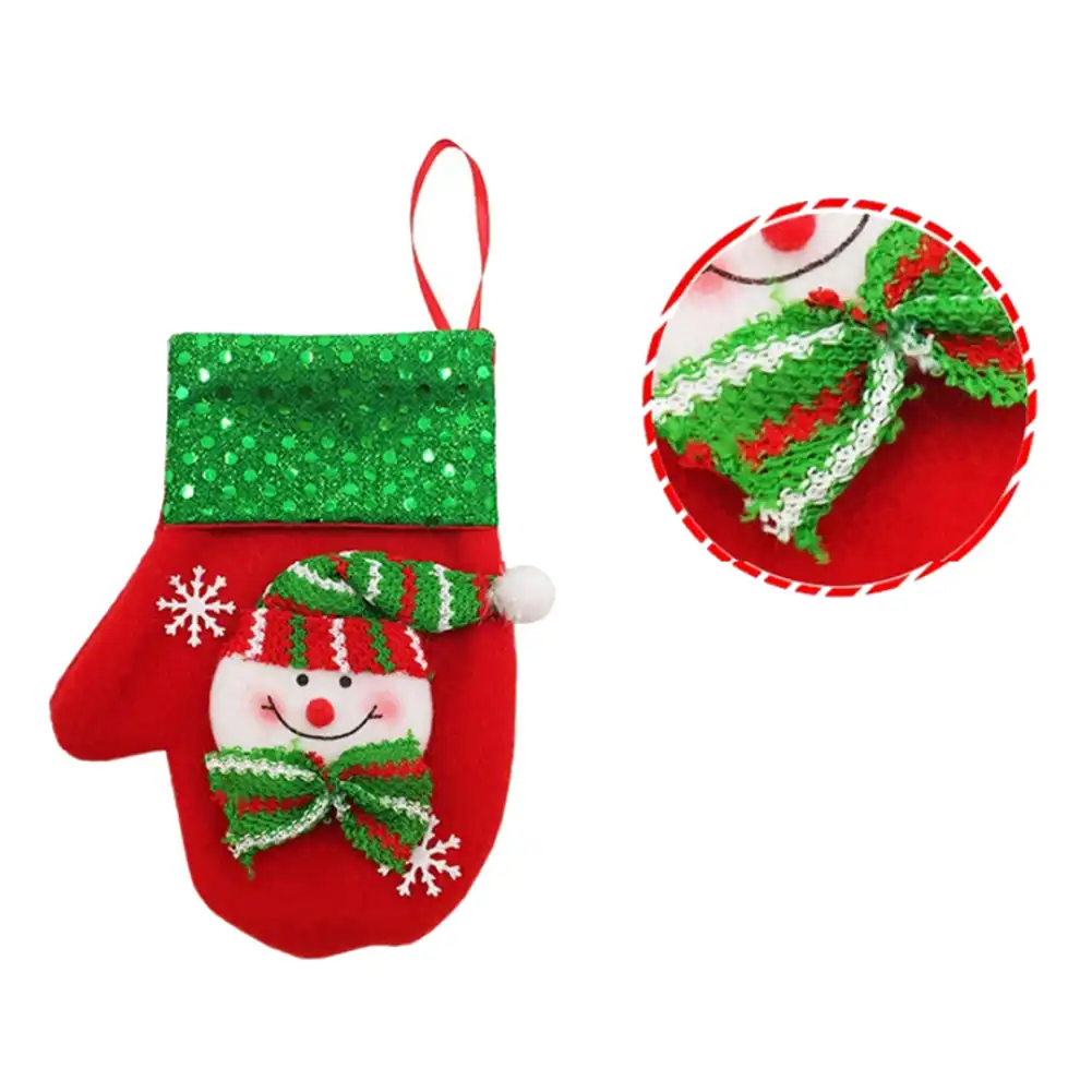 decoration supplies christmas doll sequins brushed cloth gloves