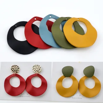 Handmade Earrings DIY Materials Alloy Paint Spraying Irregular Circle Pendant Pendant Sub-Ear Stud for Making Accessories 
Handmade Earrings DIY Materials Alloy Paint Spraying Irregular Circle Pendant Pendant Sub-Ear Stud for Making Accessories