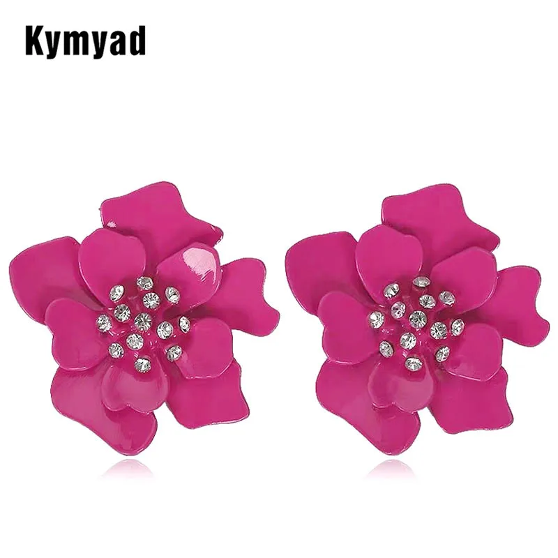 Kymyad Brincos Bohemia Flower Stud Earrings For Women Crystal Imitation Pearl Earings Fashion Jewelry Colorful Statement Earing
Kymyad Brincos Bohemia Flower Stud Earrings For Women Crystal Imitation Pearl Earings Fashion Jewelry Colorful Statement Earing