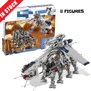 IN STOCK 05053 Genuine Star Was Republic Dropship with AT-OT Walker Set Building Blocks Bricks Compatible lepoining 10195 Toys
IN STOCK 05053 Genuine Star Was Republic Dropship with AT-OT Walker Set Building Blocks Bricks Compatible lepoining 10195 Toys
