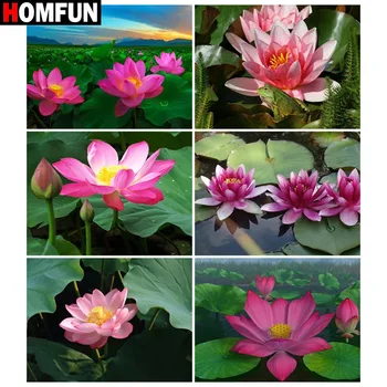 HOMFUN Diamond Painting Full Square/Round Diamond "Lotus flower" Pattern Embroidery Cross Stitch 5D Rhinestone Painting
HOMFUN Diamond Painting Full Square/Round Diamond "Lotus flower" Pattern Embroidery Cross Stitch 5D Rhinestone Painting