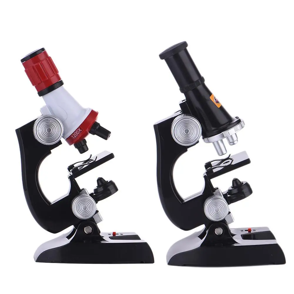 Microscope Kit Lab LED 100X 400X 1200X Home School Educational Toy Gift Refined Biological Microscope For Students Kids Child
Microscope Kit Lab LED 100X 400X 1200X Home School Educational Toy Gift Refined Biological Microscope For Students Kids Child
