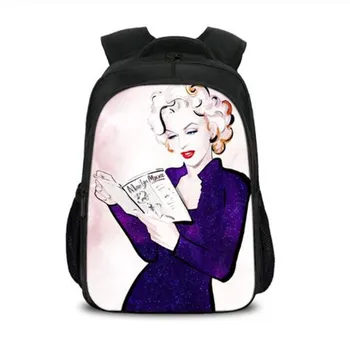 New Marilyn Monroe Students Backpack Film Star Backpack for Girls Cool Monroe with Gun Women Laptop Bag School Bag Backpack
New Marilyn Monroe Students Backpack Film Star Backpack for Girls Cool Monroe with Gun Women Laptop Bag School Bag Backpack