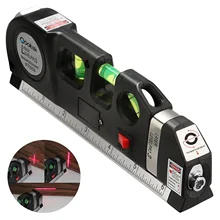 Multi-purpose laser level, with horizontal and vertical level, 8-foot aligner, infrared cross-line laser ruler
Multi-purpose laser level, with horizontal and vertical level, 8-foot aligner, infrared cross-line laser ruler