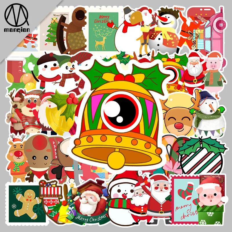 50pcs Christmas luggage stickers, scooter motorcycle laptop graffiti waterproof decoration stickers Christmas gift toy stickers 
50pcs Christmas luggage stickers, scooter motorcycle laptop graffiti waterproof decoration stickers Christmas gift toy stickers