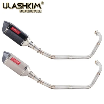 Motorcycle Full Exhaust Escape System Modifed Middle Link Pipe Slip On For yamaha YZF-R15 R5 MT-15 MT 15 125 V3 R125 2008-2019
Motorcycle Full Exhaust Escape System Modifed Middle Link Pipe Slip On For yamaha YZF-R15 R5 MT-15 MT 15 125 V3 R125 2008-2019