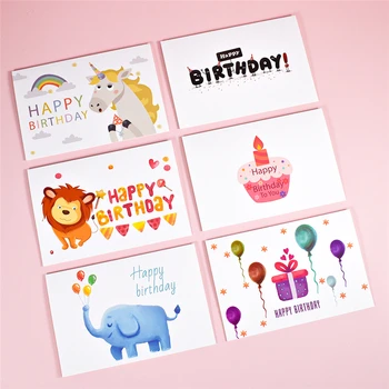 어린이용 생일 카드, 아들 아기 만화 인사 카드, 봉투 포함, 공백 노트 카드, 6x4