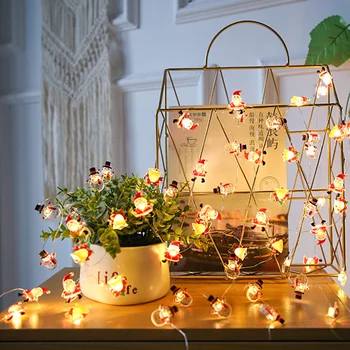 1pc 2M 20LED Santa Claus Snowflake Tree LED Light String Christmas Decoration Home Holiday Glowing Lamp Christmas Ornament Xmas
1pc 2M 20LED Santa Claus Snowflake Tree LED Light String Christmas Decoration Home Holiday Glowing Lamp Christmas Ornament Xmas