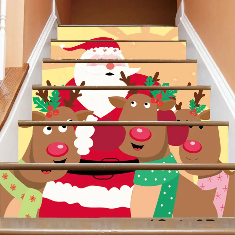 6 Pcs 3D Xmas DIY Steps Sticker Removable Stair Stickers Home Decor Ceramic Tiles Patterns For Home Landscape Decor Hot
6 Pcs 3D Xmas DIY Steps Sticker Removable Stair Stickers Home Decor Ceramic Tiles Patterns For Home Landscape Decor Hot