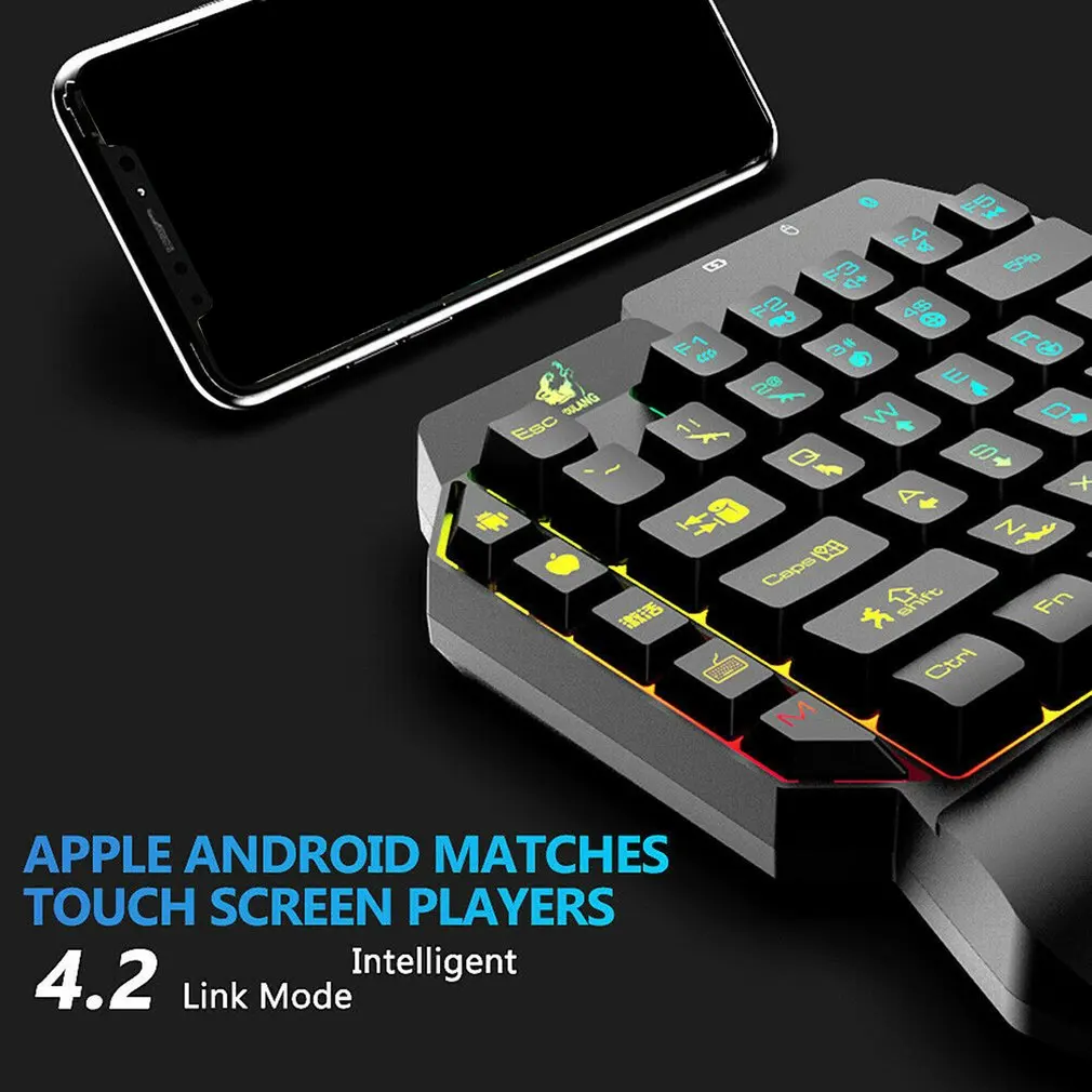 G11 Mobile Gamepad Wireless 4.2 Keyboard Converter Adapter For IOS Professional Wired Gaming keyboard phone Gaming keyboard
G11 Mobile Gamepad Wireless 4.2 Keyboard Converter Adapter For IOS Professional Wired Gaming keyboard phone Gaming keyboard