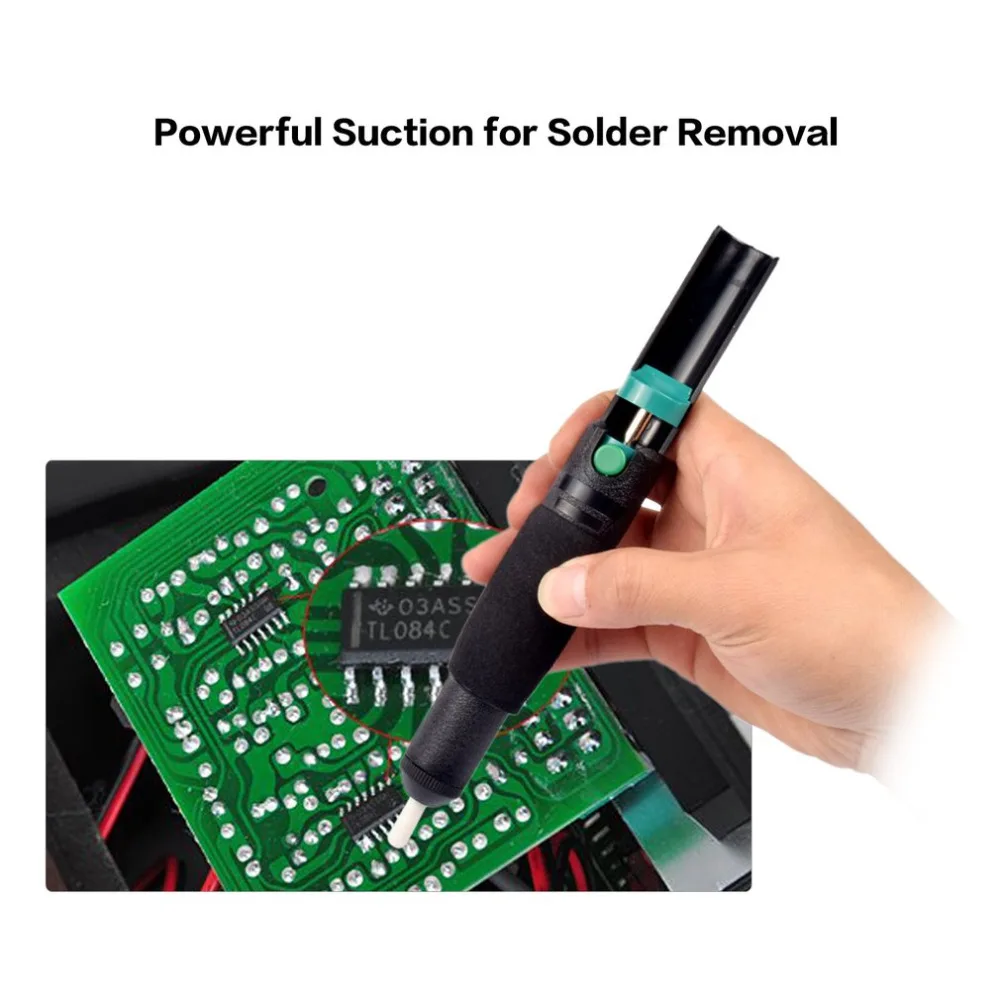 Desoldering Pump Suction Tin Gun Soldering Sucker Pen Removal Vacuum Soldering Iron Desolder Hand Welding Tools
Desoldering Pump Suction Tin Gun Soldering Sucker Pen Removal Vacuum Soldering Iron Desolder Hand Welding Tools