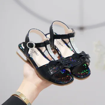2020 New Fashion Summer Leather Childrens Big Kids Rhinestone Soft Bottom Bowtie Princess Girls Beach Shoes 5 6 7 8 9 -13 Years
2020 New Fashion Summer Leather Childrens Big Kids Rhinestone Soft Bottom Bowtie Princess Girls Beach Shoes 5 6 7 8 9 -13 Years