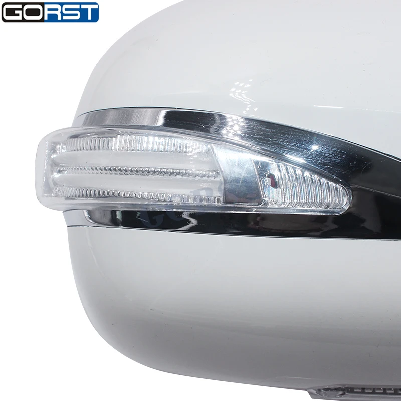 Accessories Car-Styling Electric Reflector Rearview Mirror Side Mirror Exterior With Led Light For Toyota Hiace 200 2005-2015-17