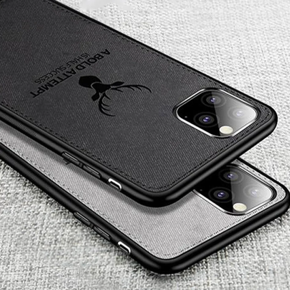 Oppselve Ultra Thin Fabric Capinhas For iPhone 11 Pro Max Soft TPU Phone Case Deer Patterned Capa Vintage Protective Back Cover
Oppselve Ultra Thin Fabric Capinhas For iPhone 11 Pro Max Soft TPU Phone Case Deer Patterned Capa Vintage Protective Back Cover