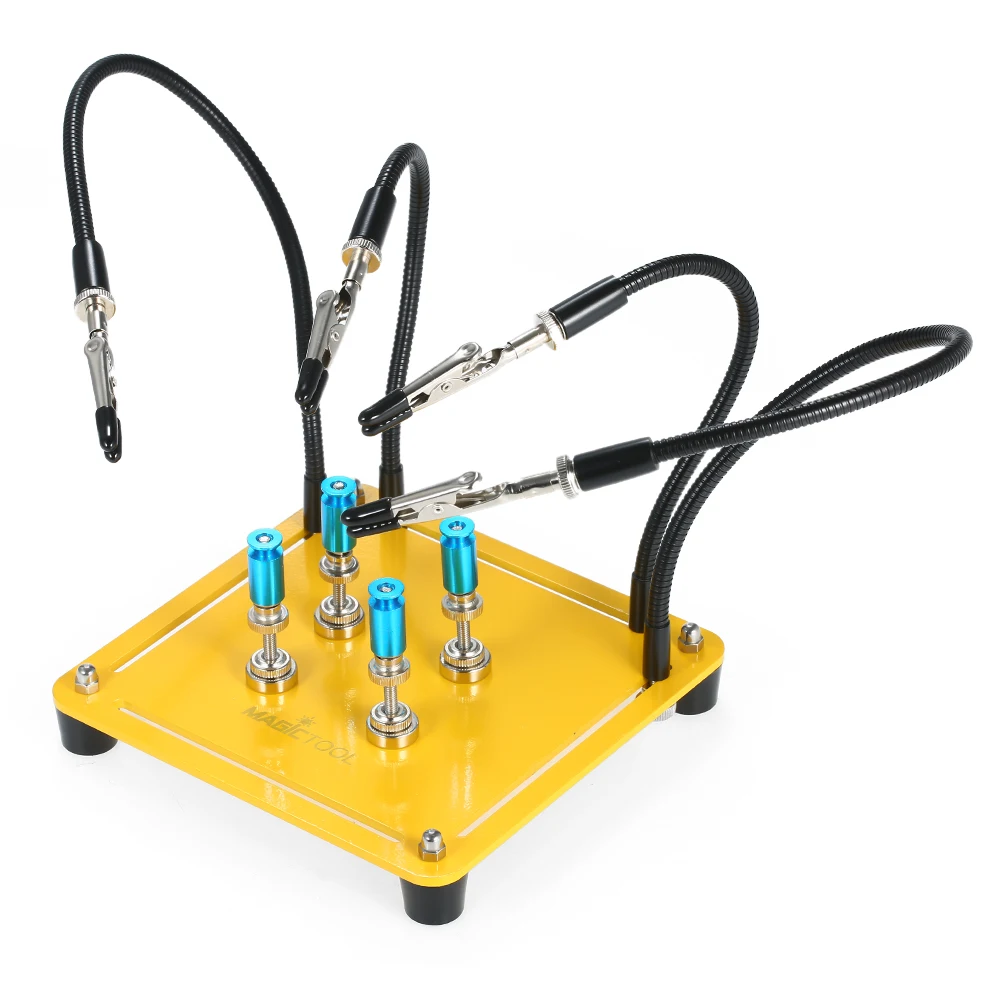 PCB Fixture Base Arms Soldering Station PCB Fixture Helping Hands Third Hand System Electronic DIY Tools
PCB Fixture Base Arms Soldering Station PCB Fixture Helping Hands Third Hand System Electronic DIY Tools