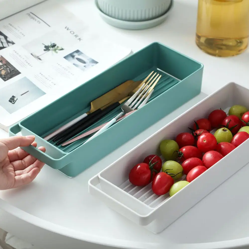 Plastic Storage Tray Fruit Plates Tea Serving Tray Tableware Spoon Fork Drain Rack Cup Holder Kitchen Organizer Cutlery Storage
Plastic Storage Tray Fruit Plates Tea Serving Tray Tableware Spoon Fork Drain Rack Cup Holder Kitchen Organizer Cutlery Storage