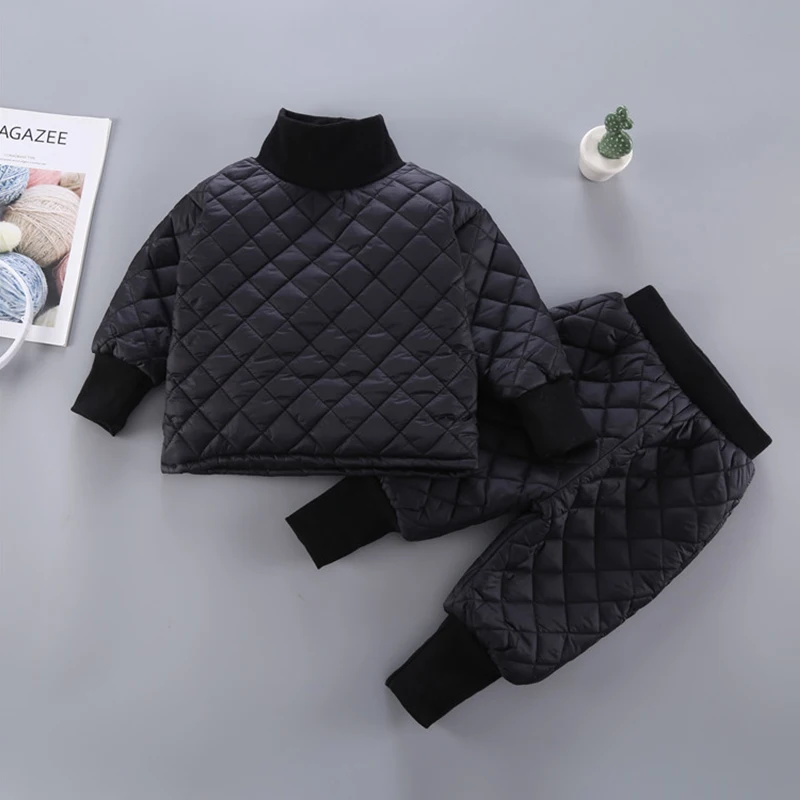 Children Clothes Set Baby Girls Cotton Warm Turtleneck Pullovers+Pants 2Pcs Suit Boys Autumn Winter Casual Outerwear Set
Children Clothes Set Baby Girls Cotton Warm Turtleneck Pullovers+Pants 2Pcs Suit Boys Autumn Winter Casual Outerwear Set