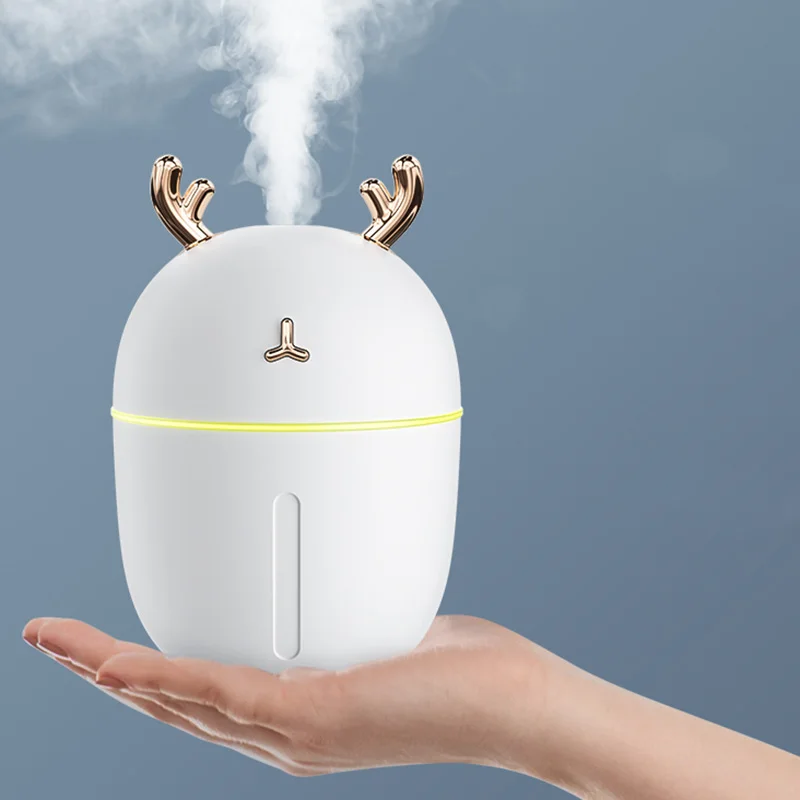 300ml Deer USB Humidifier Ultrasonic Car Mist Maker with LED Night Lamps Cartoon Mini Office Desktop Air Purifier
300ml Deer USB Humidifier Ultrasonic Car Mist Maker with LED Night Lamps Cartoon Mini Office Desktop Air Purifier