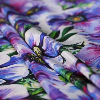 Beautiful Anemone Print 100% Natural Silk Crepe De Chine Shirt Dress Fabric Purple Flower Wide 142cm 16 Momme
Beautiful Anemone Print 100% Natural Silk Crepe De Chine Shirt Dress Fabric Purple Flower Wide 142cm 16 Momme