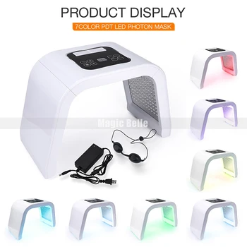 High Quality! Detachable 7 Colors Led Photon Therapy Light LED Facial Mask for Wrinkle Removal Facial Beauty
High Quality! Detachable 7 Colors Led Photon Therapy Light LED Facial Mask for Wrinkle Removal Facial Beauty