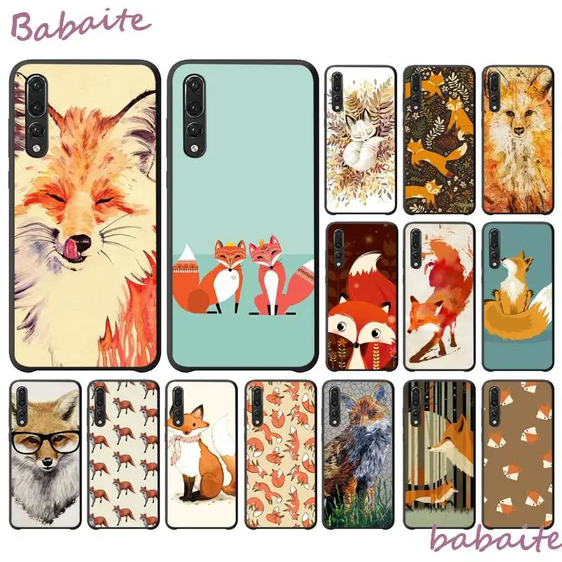 Babaite Mr Fox с очками милый мягкий чехол для телефона Huawei P30 PRO LITE P SMART P20LITE 2018 NOVA 2 2I 2PLUS 2S