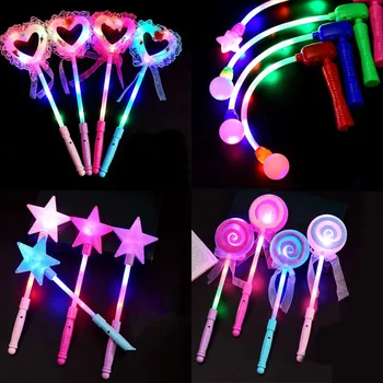 Hot Sell Children Illuminated Toys Five-pointed Lollipop Flash Stick Stars Magic Bar Kids Girl Fairy Star Rod Toy Gifts
Hot Sell Children Illuminated Toys Five-pointed Lollipop Flash Stick Stars Magic Bar Kids Girl Fairy Star Rod Toy Gifts