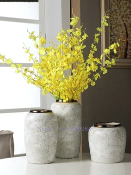 Retro Ceramics Vase Handmade Rough Desktop Flower Vase Stoneware Flower Arrangement Home Living Room Crafts Decorations
Retro Ceramics Vase Handmade Rough Desktop Flower Vase Stoneware Flower Arrangement Home Living Room Crafts Decorations